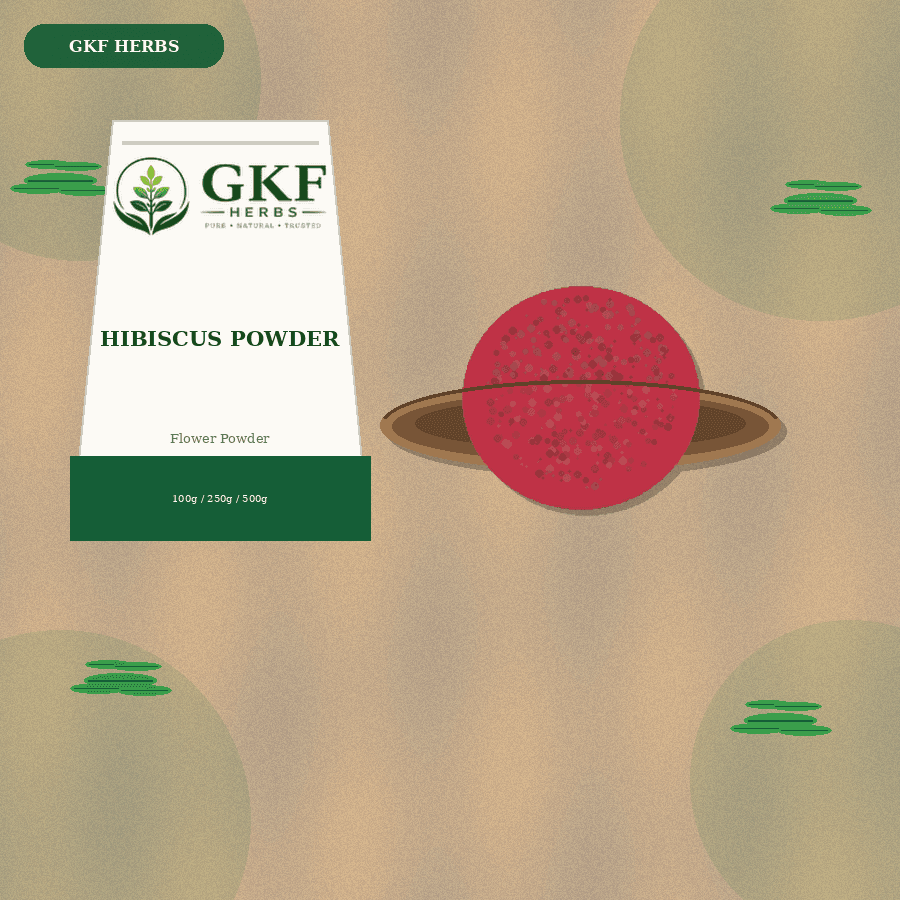 GKF Herbs Hibiscus Powder (गुड़हल पाउडर) — buy hibiscus powder online India
